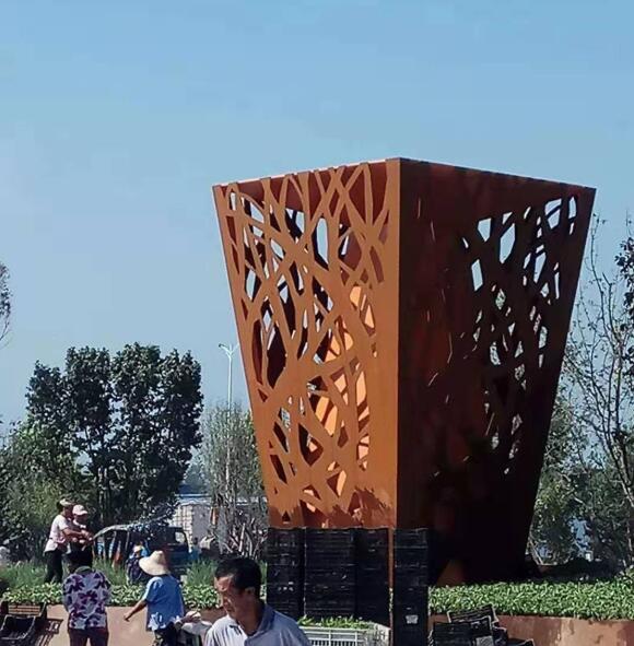 石景山耐候钢板雕塑