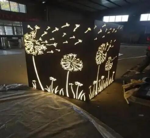 石景山耐候钢灯箱